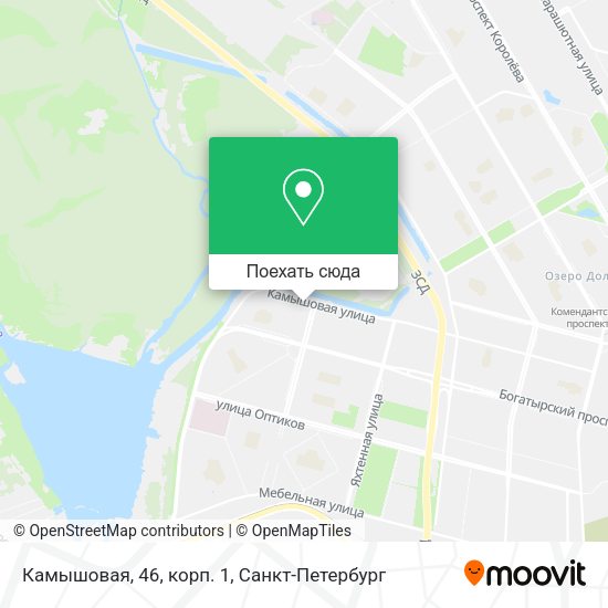 Карта Камышовая, 46, корп. 1