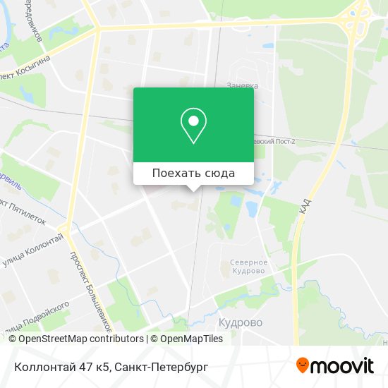 Карта Коллонтай 47 к5