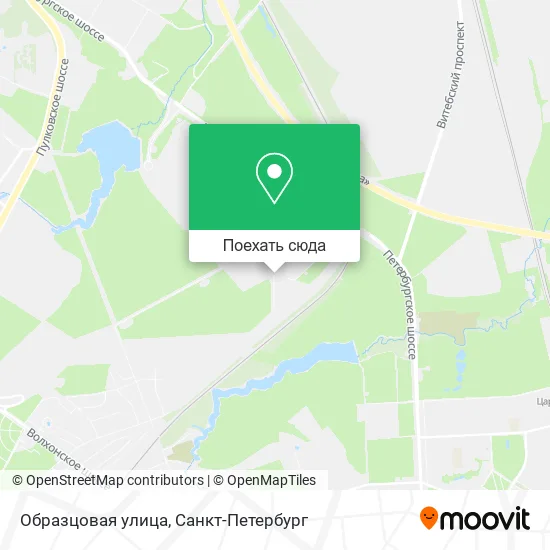 Карта Образцовая улица