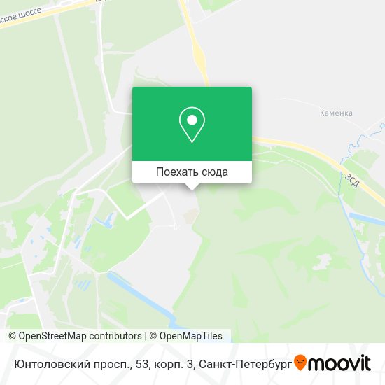 Карта Юнтоловский просп., 53, корп. 3