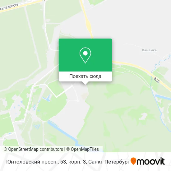 Карта Юнтоловский просп., 53, корп. 3