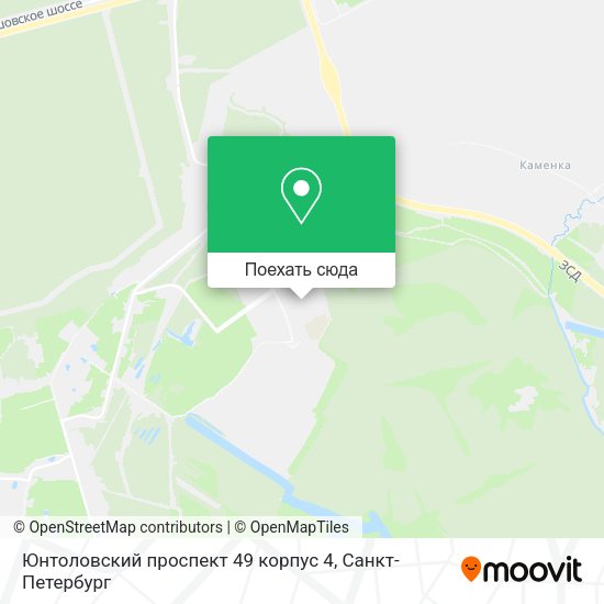Карта Юнтоловский проспект 49 корпус 4