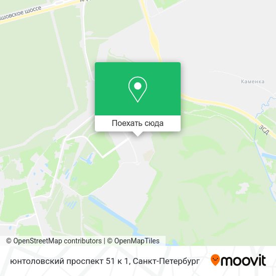 Карта юнтоловский проспект 51 к 1
