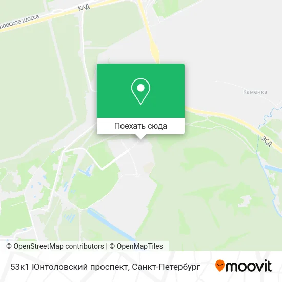 Карта 53к1 Юнтоловский проспект