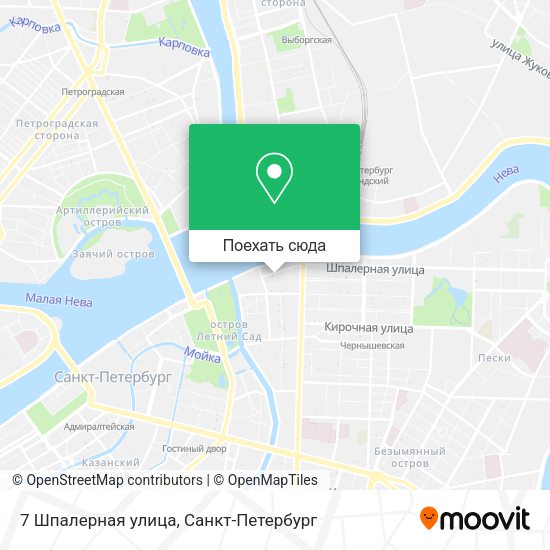 Карта 7 Шпалерная улица