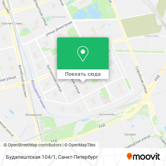 Карта Будапештская 104/1