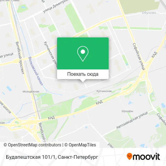 Карта Будапештская 101/1
