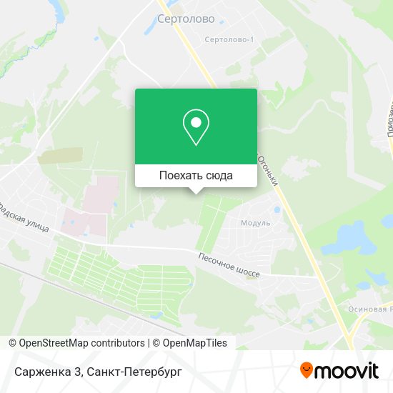 Карта Сарженка 3