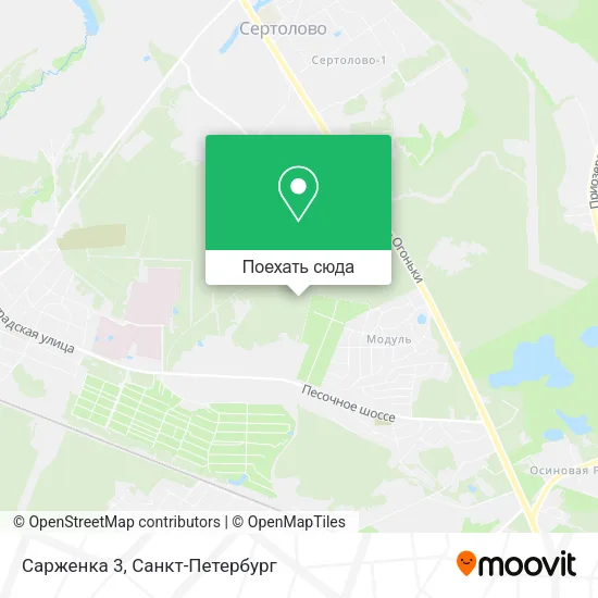 Карта Сарженка 3