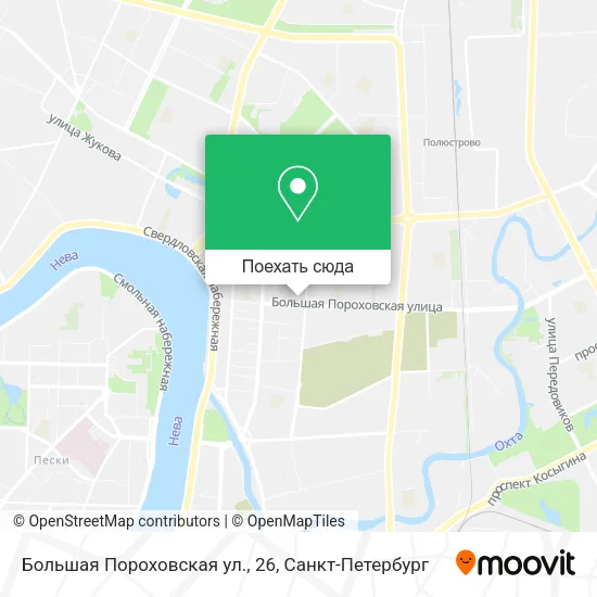 Карта Большая Пороховская ул., 26