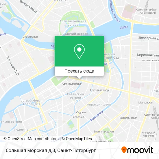 Карта большая морская д,8