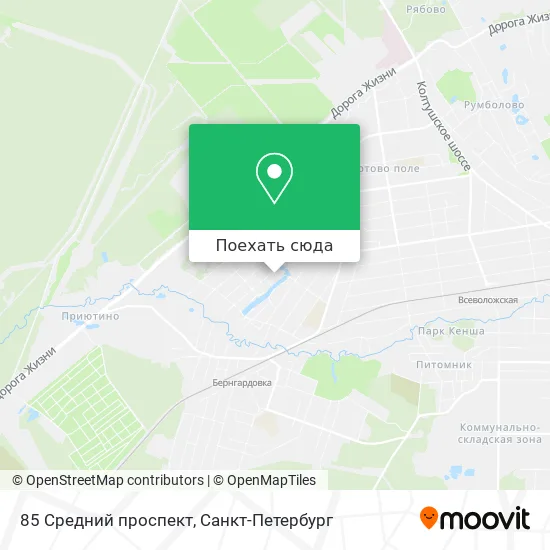Карта 85 Средний проспект