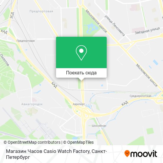 Карта Магазин Часов Casio Watch Factory