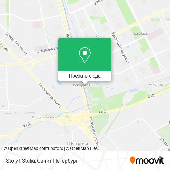 Карта Stoly I Stulia