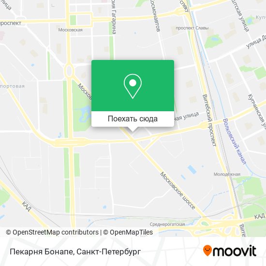 Карта Пекарня Бонапе