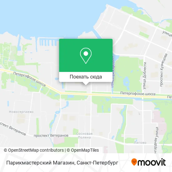 Карта Парикмастерский Магазин