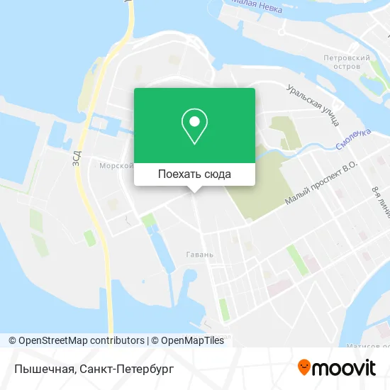Карта Пышечная