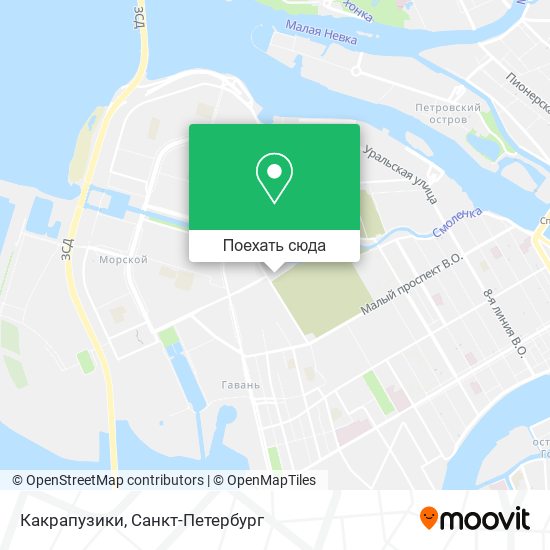 Карта Какрапузики