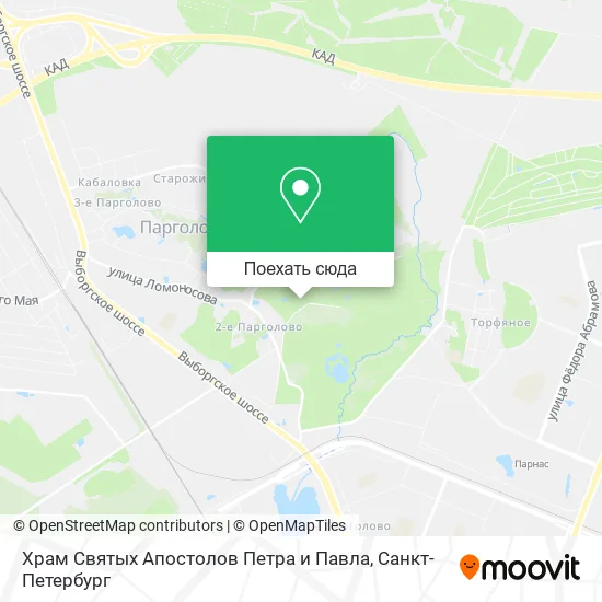 Карта Храм Святых Апостолов Петра и Павла