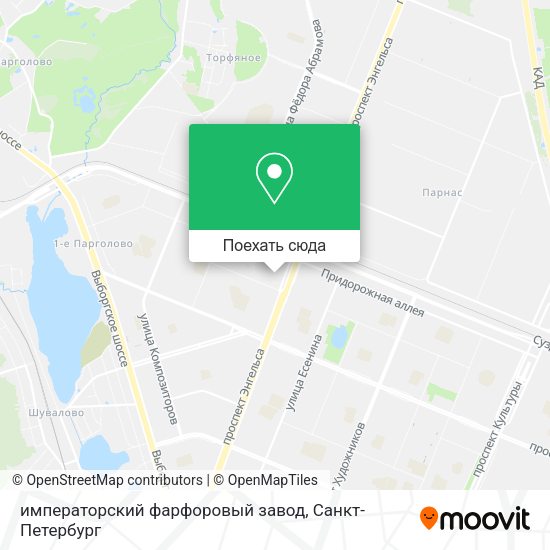 Карта императорский фарфоровый завод