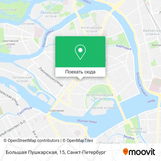 Карта Большая Пушкарская, 15