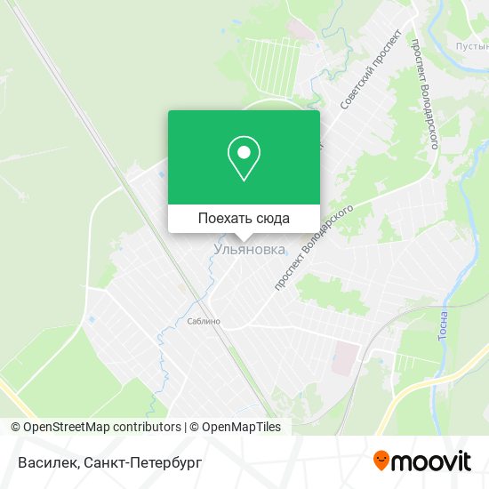 Карта Василек