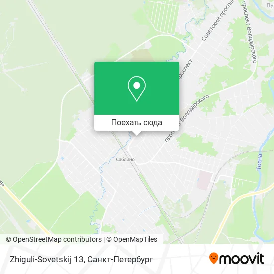 Карта Zhiguli-Sovetskij 13