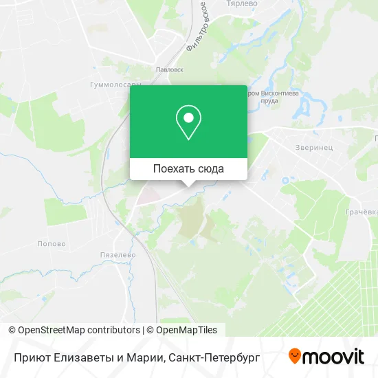 Карта Приют Елизаветы и Марии