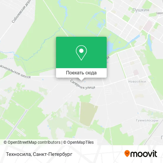 Карта Техносила