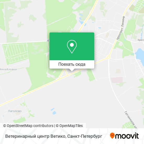 Карта Ветеринарный центр Ветико