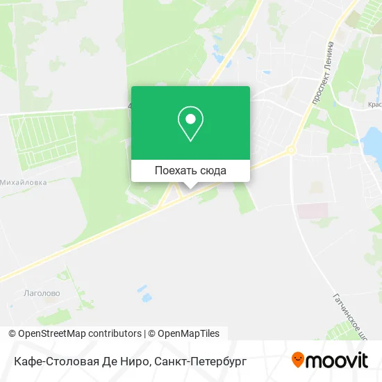 Карта Кафе-Столовая Де Ниро