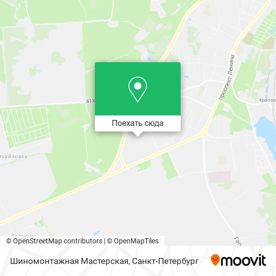 Карта Шиномонтажная Мастерская