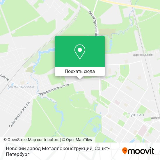 Карта Невский завод Металлоконструкций