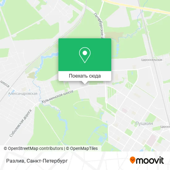 Карта Разлив