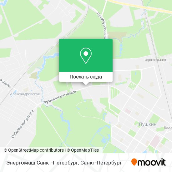 Карта Энергомаш Санкт-Петербург