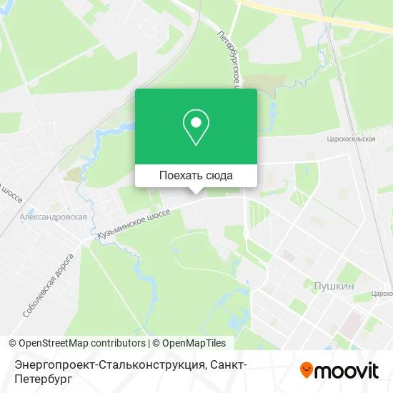 Карта Энергопроект-Стальконструкция