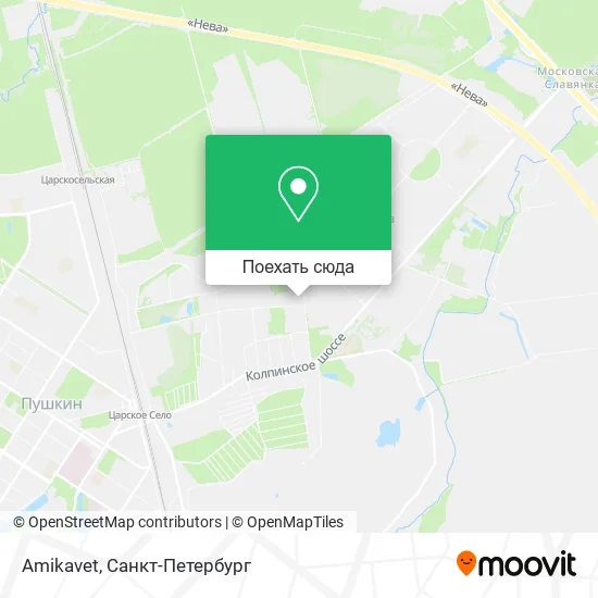 Карта Amikavet