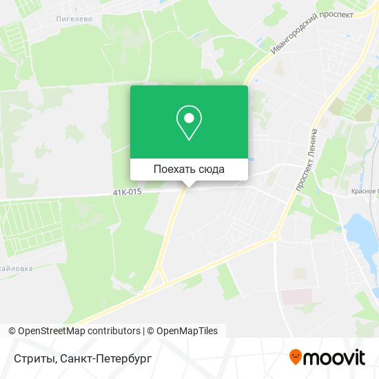 Карта Стриты