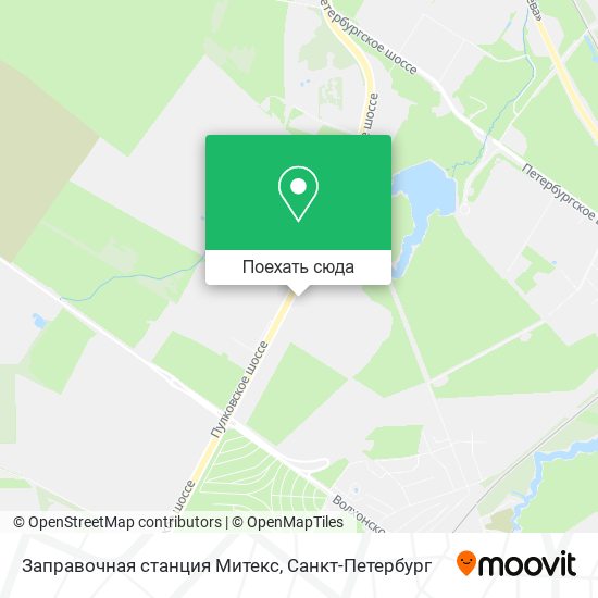 Карта Заправочная станция Митекс