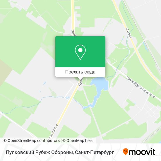 Карта Пулковский Рубеж Обороны