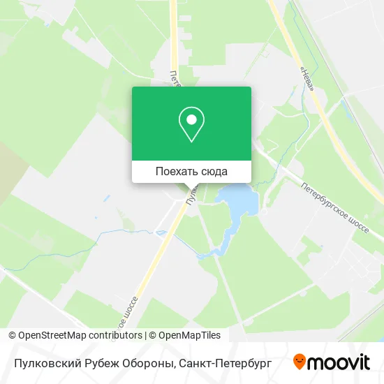 Карта Пулковский Рубеж Обороны