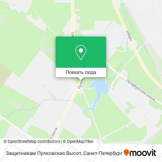 Карта Защитникам Пулковских Высот