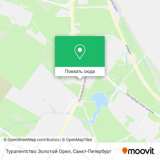 Карта Турагентство Золотой Орел