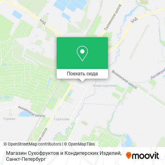 Карта Магазин Сухофруктов и Кондитерских Изделий