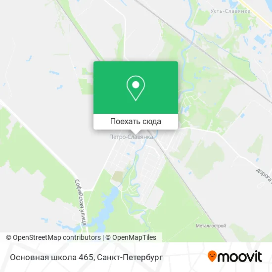 Карта Основная школа 465