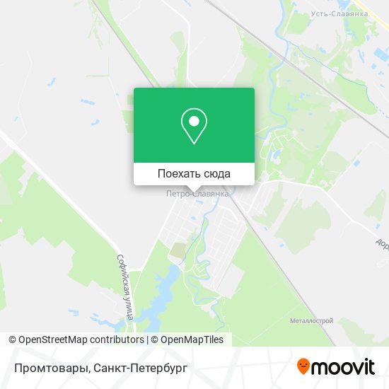 Карта Промтовары