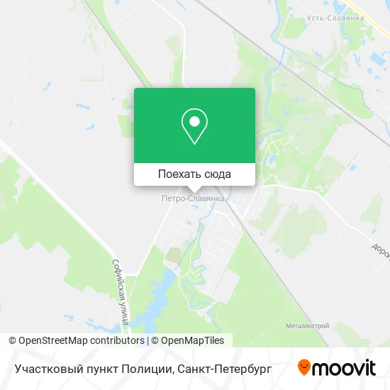 Карта Участковый пункт Полиции