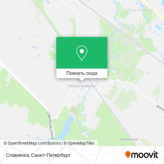 Карта Славянка