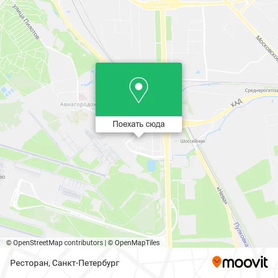 Карта Ресторан