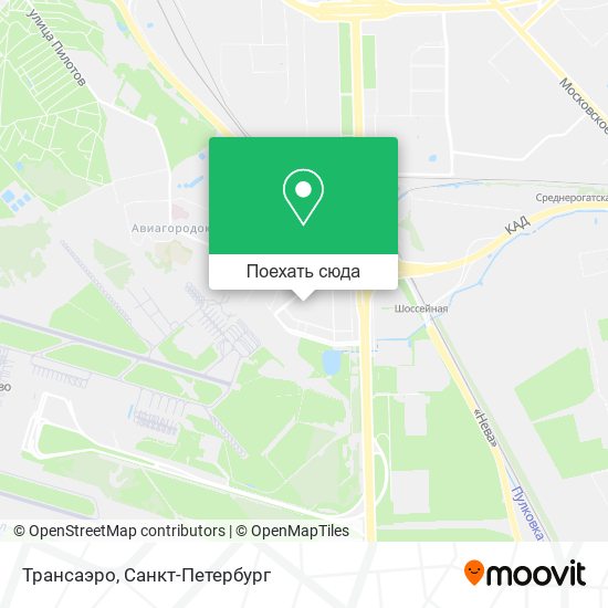 Карта Трансаэро